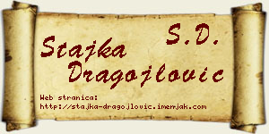 Stajka Dragojlović vizit kartica